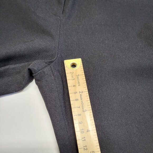 Rhapsodielle Womens Pants Stretch Size Medium Straight Leg Pockets Black 29 X 31 - Picture 10 of 13